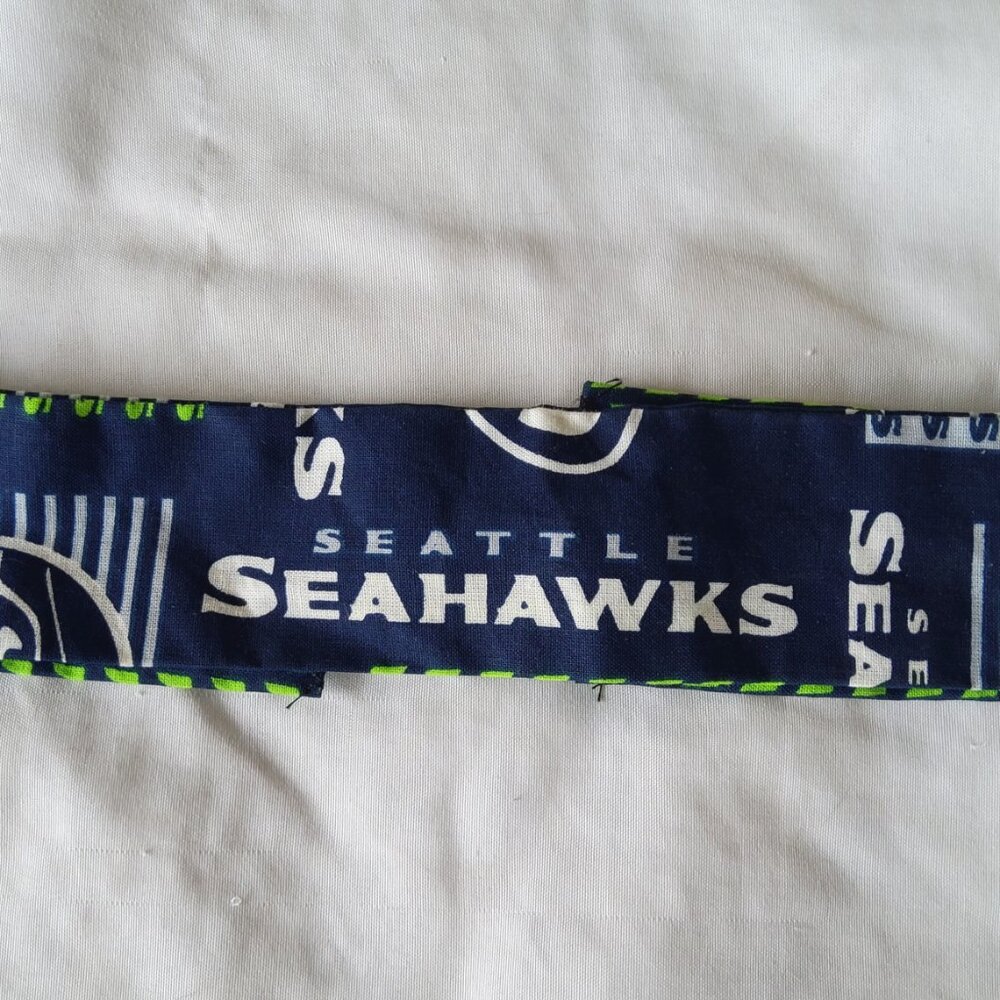 Handmade Seattle Seahawks Headband Sport Hair Accessory Game Day Workout Gear